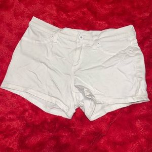 Lila ryan white jean shorts